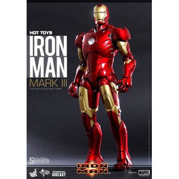 Iron Man MMS Diecast Action Figure 1/6 Iron Man Mark III 30 cm